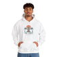 Tiki Vibes Hoodie — Retro Sunset Palm Tree Sweatshirt