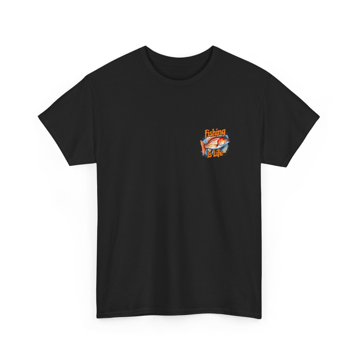 Fishing Is Life Tee — Retro Fish Graphic T-Shirt for Anglers