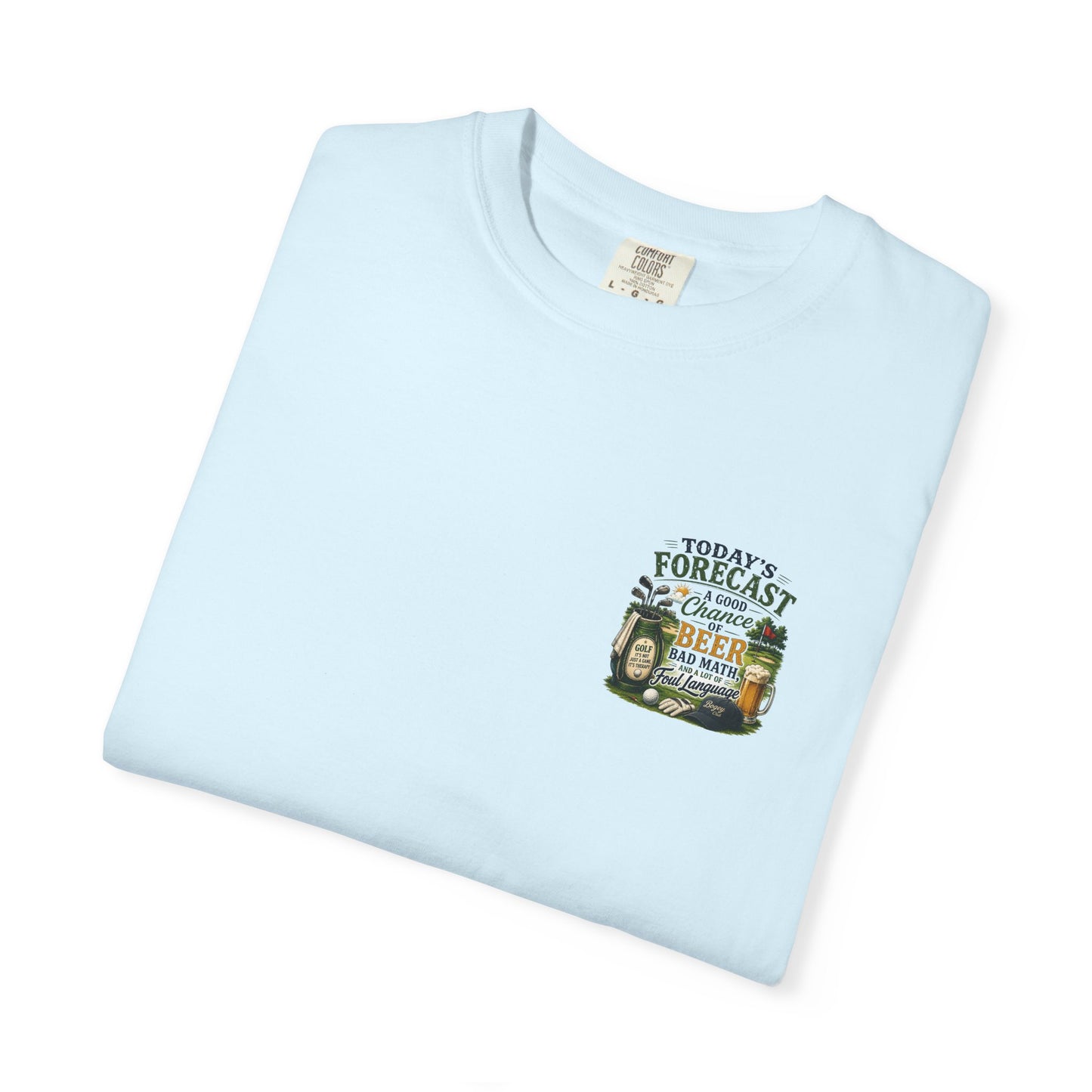 Beer Forecast T-Shirt — “Today’s Forecast: A Good Chance of Beer” Casual Tee