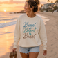 Beach Club Beach Vibes Unisex Lightweight Crewneck Sweatshirt