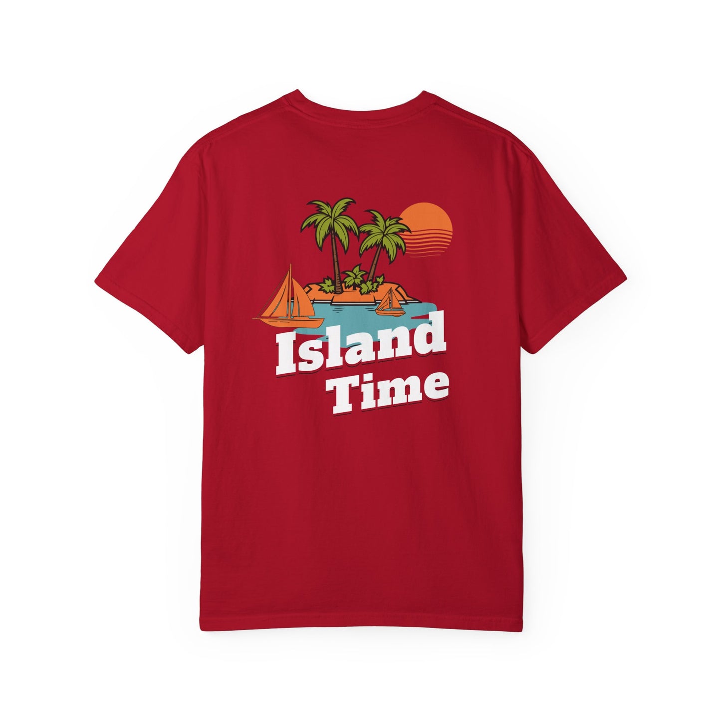 Resort Collection Island Time Unisex Garment-Dyed T-shirt at Caribbean Rays