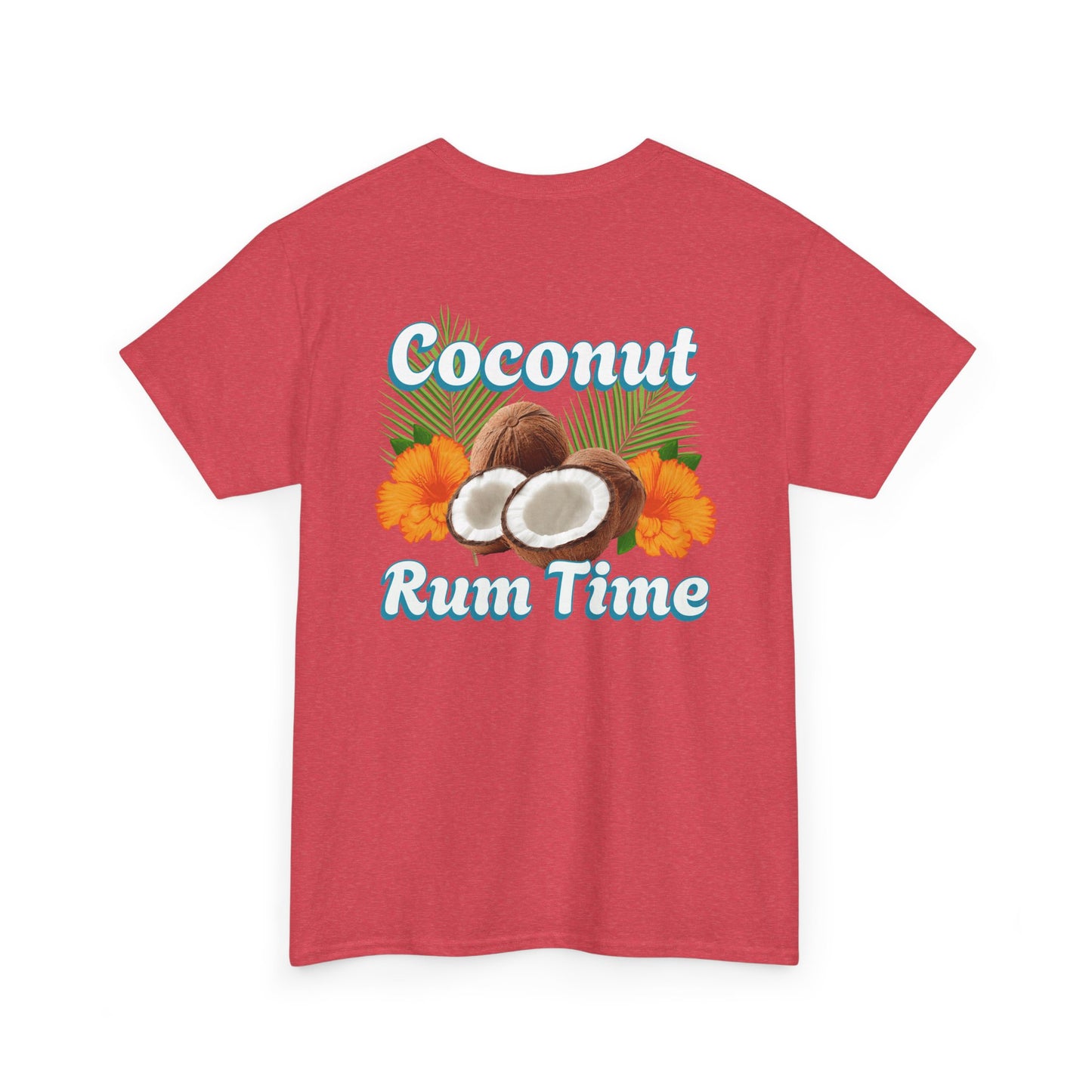 Coconut Rum Time Unisex Heavy Cotton Tee