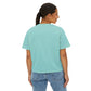 Beach Beach Beach Women's Boxy Tee, Summer T-Shirt, Casual Beachwear,
