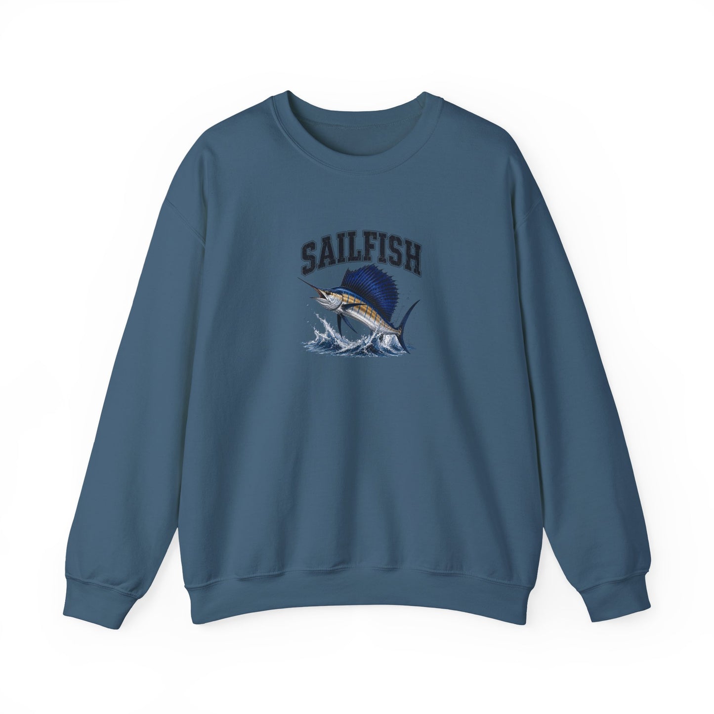 Sailfish Graphic Sweatshirt – Vintage Marlin Fishing Crewneck