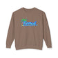 Beach Graphic Crewneck Sweatshirt — Palm Tree Retro Surf Vibe