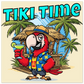 Tiki Time Aluminum Wall Print by Caribbean Rays