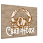  Crab House Large Brown Canvas Wall Print Caribbean Rays