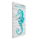  Under The Sea Seahorse Canvas Wall Print on Caribbean Rays