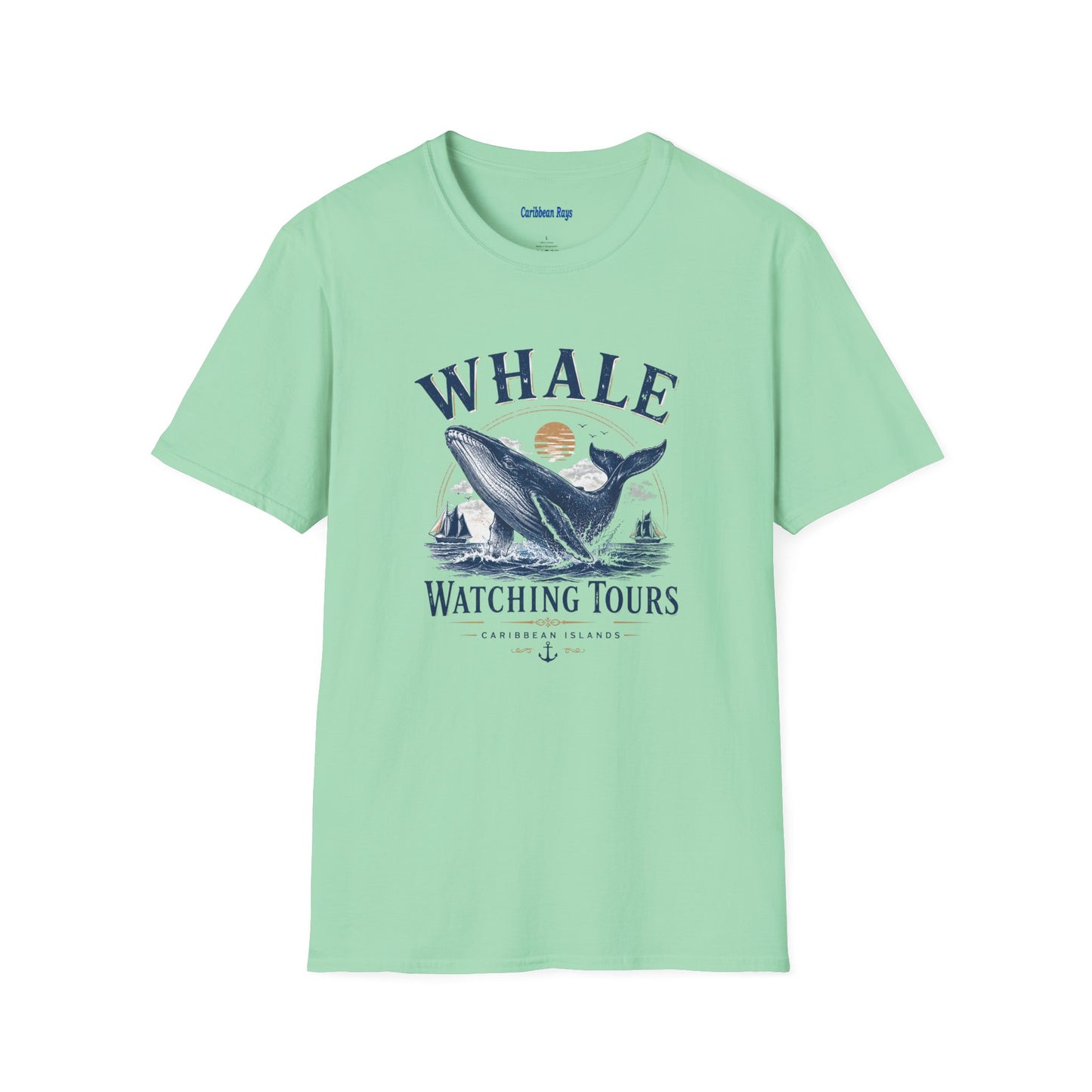 Whale Watching Tours Unisex Softstyle T-Shirt
