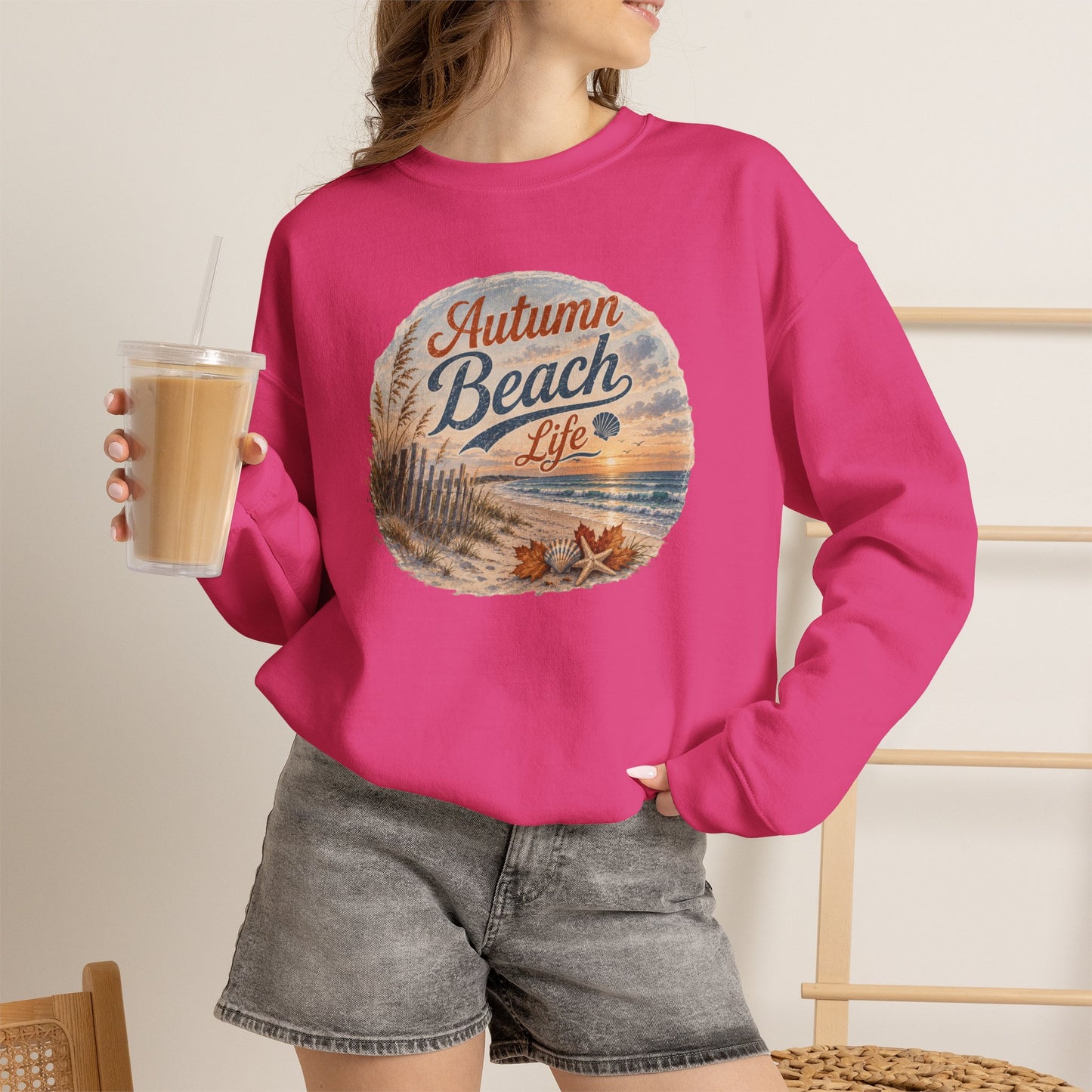 Autumn Beach Life Sweatshirt