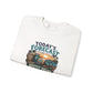 Crewneck Sweatshirt — "Today's Forecast: Mostly Drunk with a Chance of Fishing" Vintage Fishing Crewneck