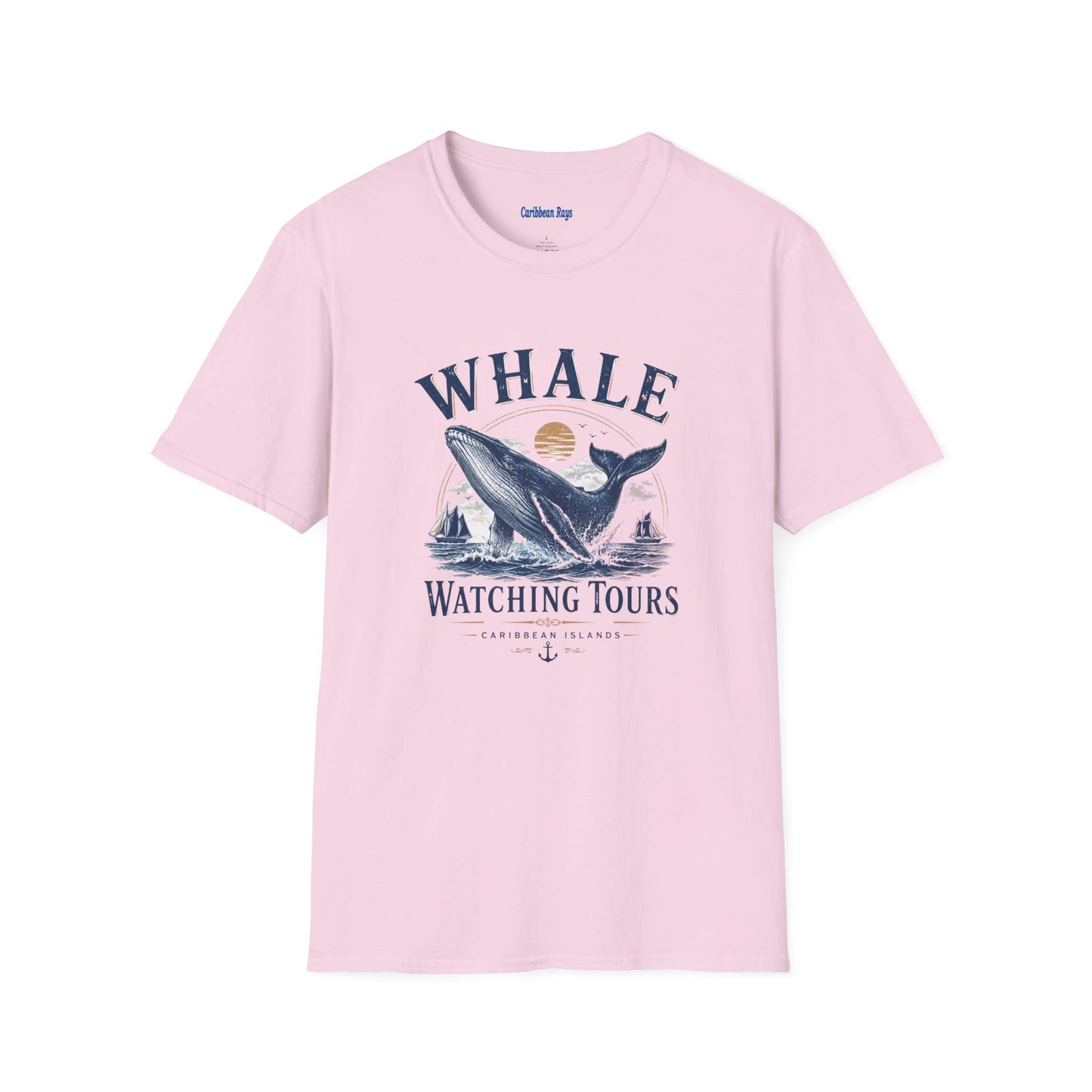 Whale Watching Tours Unisex Softstyle T-Shirt