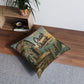 Old Crab Shack Tufted Floor Pillow, Square