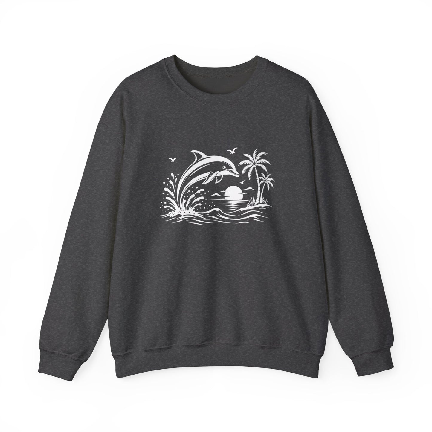 Dolphin Sunset Crewneck Sweatshirt