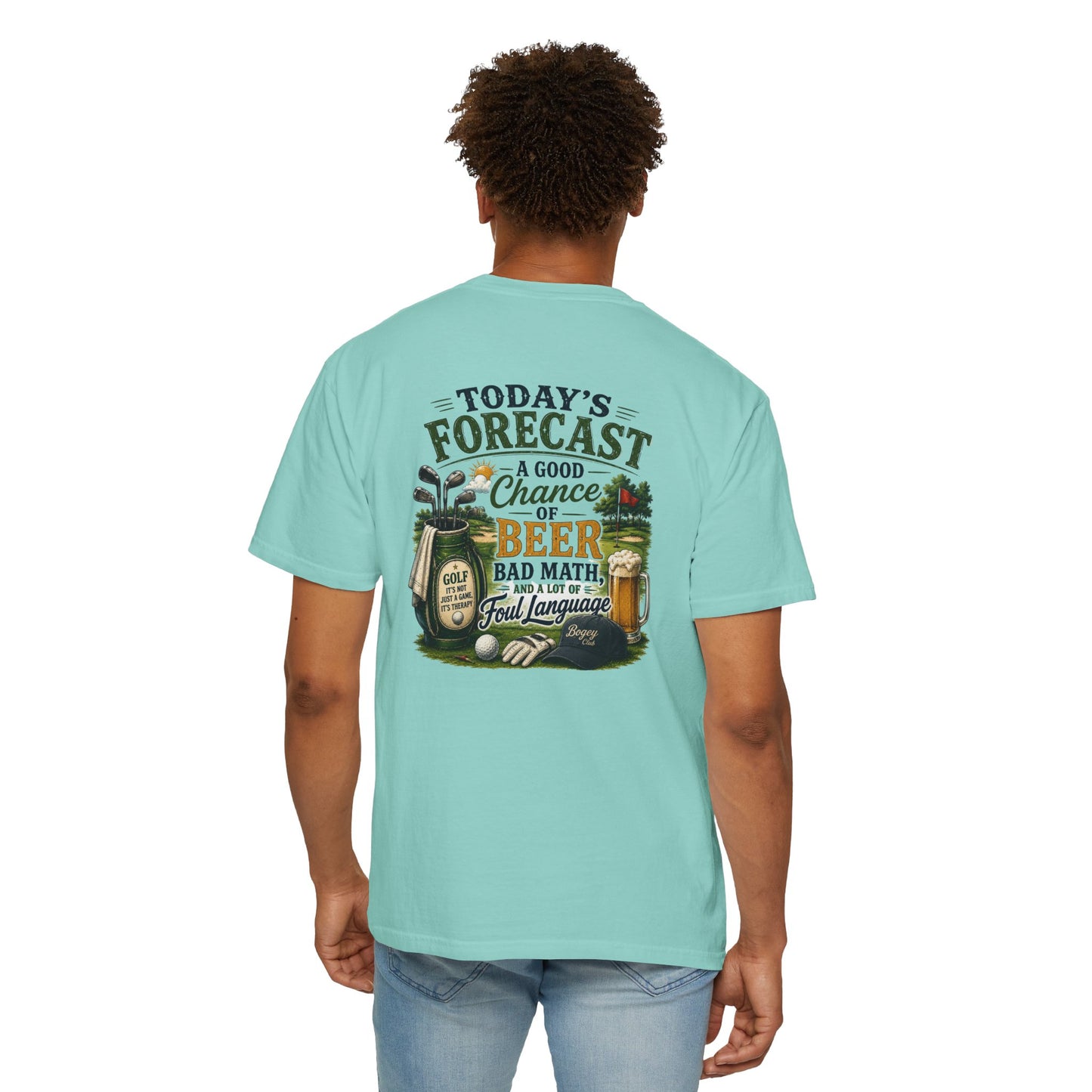 Beer Forecast T-Shirt — “Today’s Forecast: A Good Chance of Beer” Casual Tee