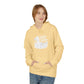 Surf Sketch Hoodie — Minimal Beach Palm Line Art Sweatshirt