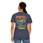 Gettin' Freaky at the Tiki Dancing Parrot Comfort Colors T-shirt
