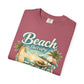 Beach Therapy T-Shirt — Vintage Surf Chair & Palm Graphic