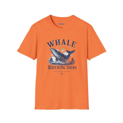 Whale Watching Tours Unisex Softstyle T-Shirt