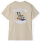 Tiki Beach Collection Sun Surf Sand Paradise Unisex Ultra Cotton Tee by Caribbean Rays