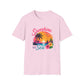 Sunshine and Sea T-Shirt — Tropical Palm Beach Sunset Tee