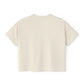 Beach Days Boxy Tee — Tropical Palm Beach Graphic for Women