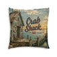 Old Crab Shack Tufted Floor Pillow, Square