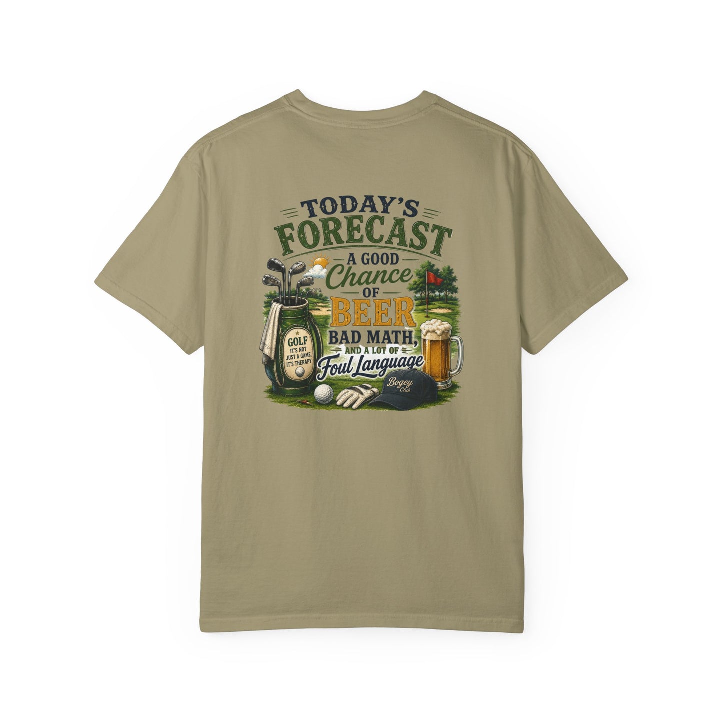 Beer Forecast T-Shirt — “Today’s Forecast: A Good Chance of Beer” Casual Tee