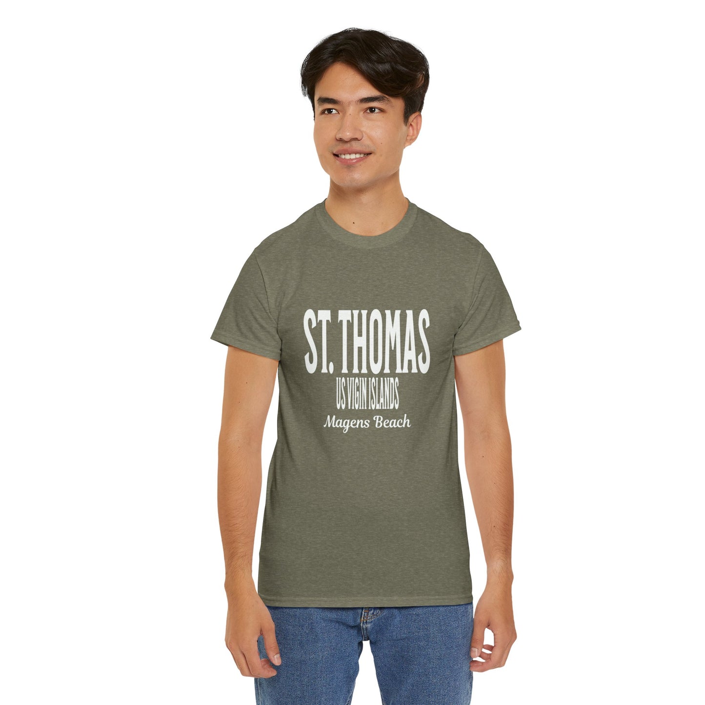 Island Collection St Thomas Unisex Heavy Cotton Tee