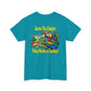 Cocktail Parrot Tee - Fun Retro Style, Unisex  Heavy Cotton T-Shirt,