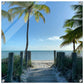 Beach Walk Acrylic Print - by Caribbean Rays