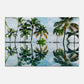 Palm Tree Reflections Canvas Wall Print by Caribbean Rays