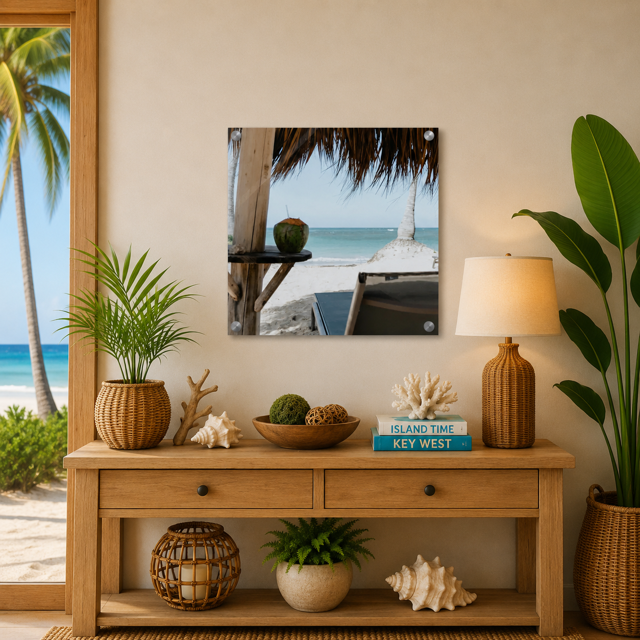 Coconut Dreams Acrylic Wall Print