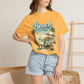 Beach Therapy T-Shirt — Vintage Surf Chair & Palm Graphic