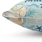 Turtle Bay Spun Polyester Square Pillow