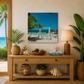 Swing Set in Paradise Acrylic Wall Print