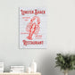 Lobster Shack Restaurant Canvas Wall Print Caribbean Rays