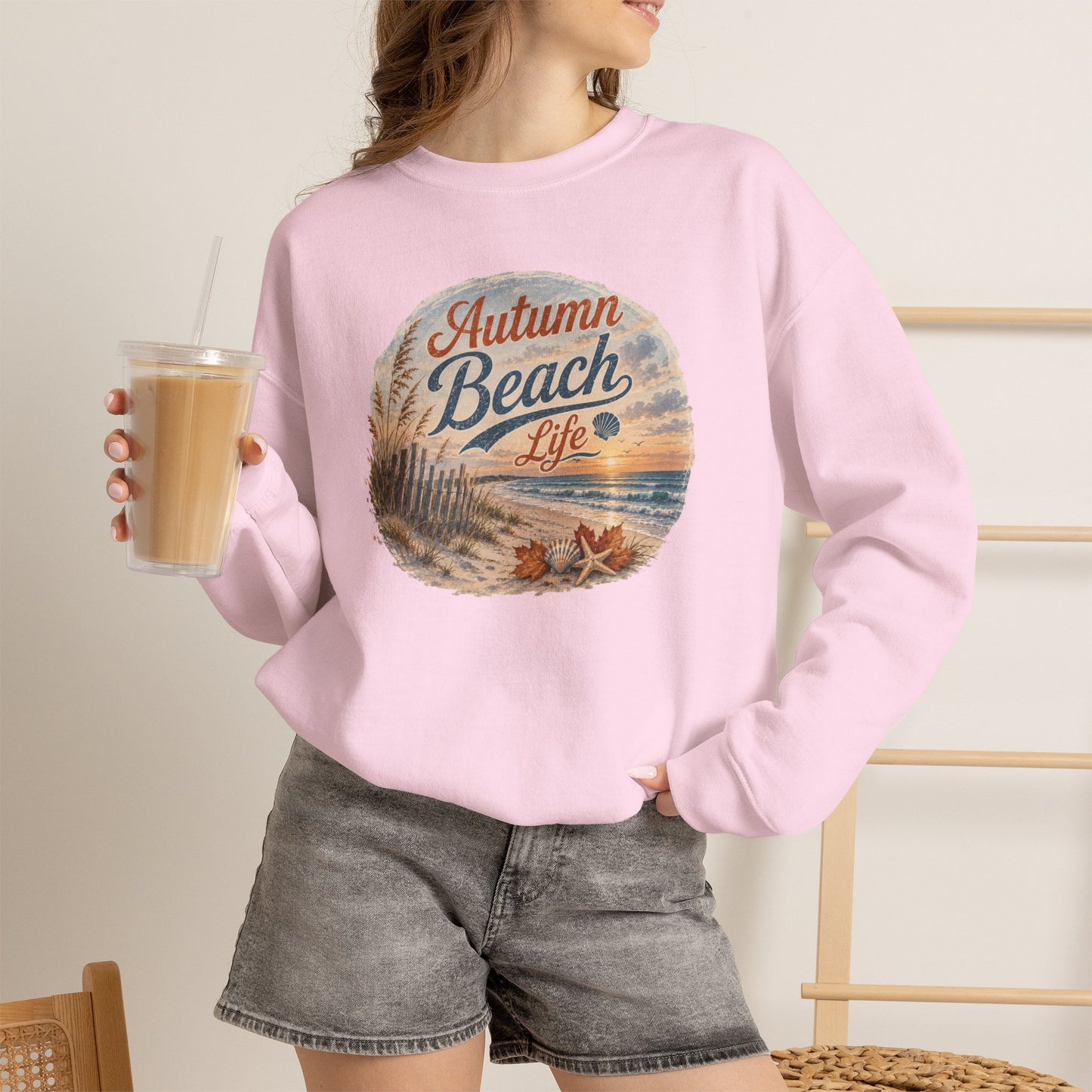 Autumn Beach Life Sweatshirt