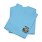 T-Shirt — "Never Too Old to Fish" Fishing Tee (Sunset Lake Design)