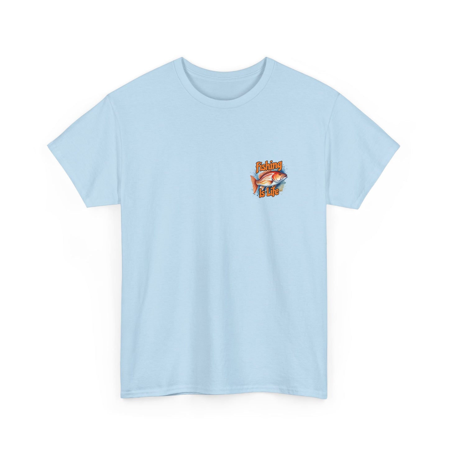 Fishing Is Life Tee — Retro Fish Graphic T-Shirt for Anglers