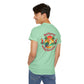 Red Parrot Sandy Beach Bar Unisex Casual Wear T-shirt