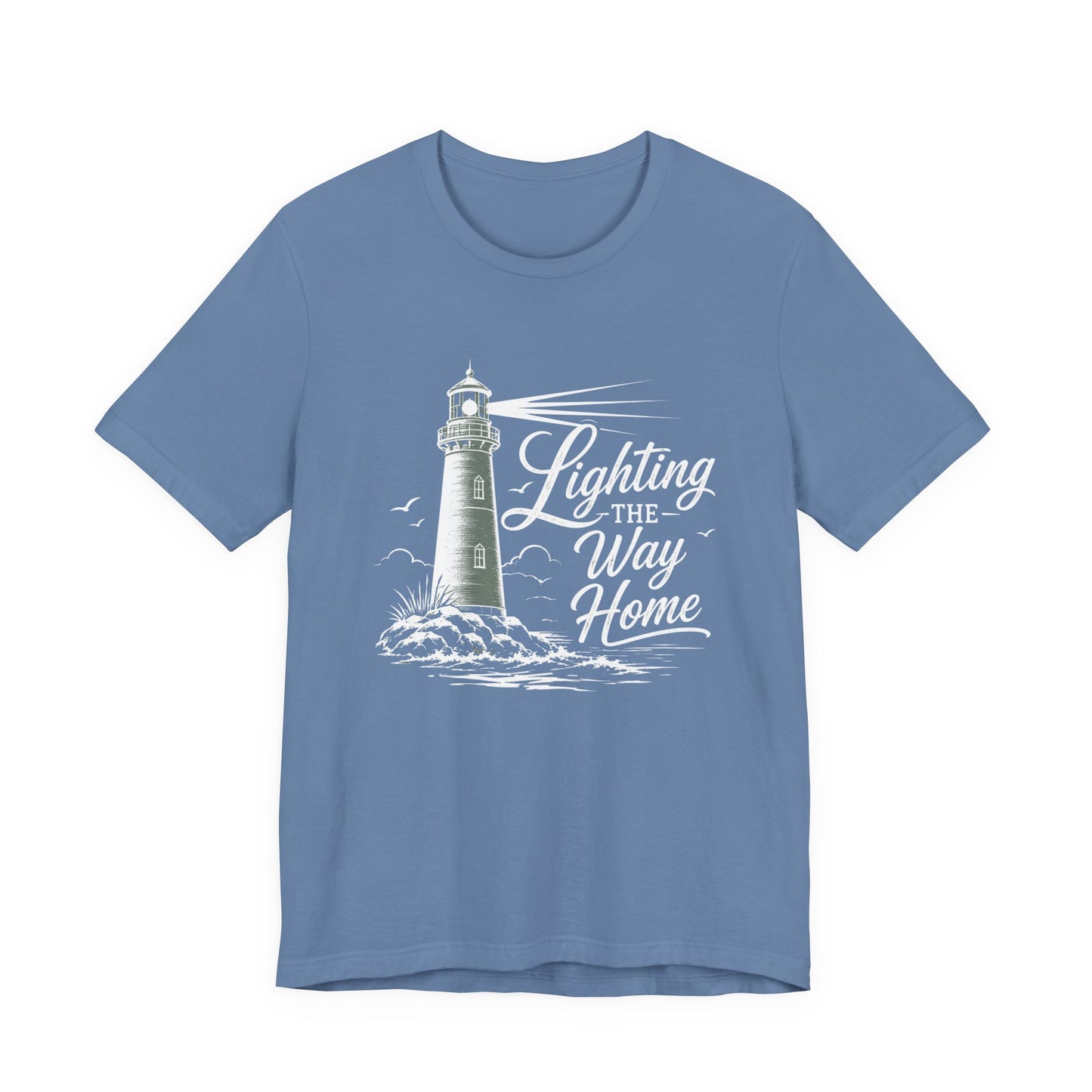 Lighthouse Coastal Tee — Vintage Nautical Lighthouse Graphic Shirt