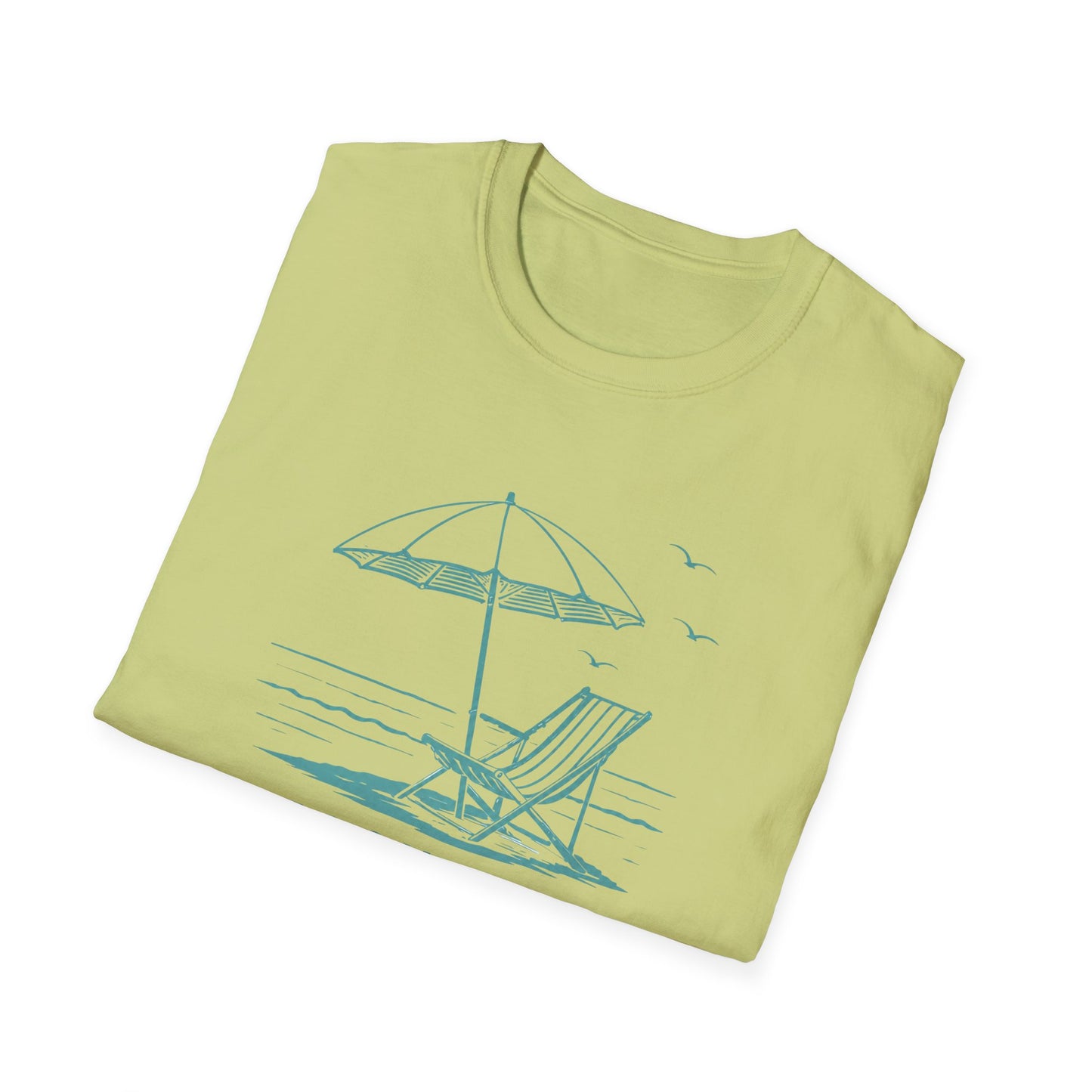 Beach Days T-Shirt — Relaxing Beach Chair & Umbrella Graphic