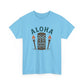 Aloha Tiki Tribal Tee with Torches- Tiki T-Shirt
