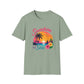 Sunshine and Sea T-Shirt — Tropical Palm Beach Sunset Tee