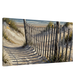 Beach Fence Path Canvas Wall Print on Caribbean Rays 