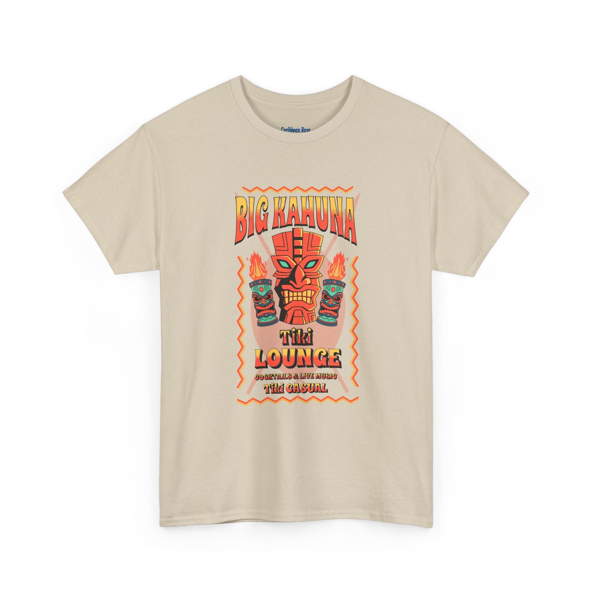 Big Kahuna Tiki Lounge Tee – Heavy Cotton Graphic Unisex T-Shirt by  Caribbean Rays