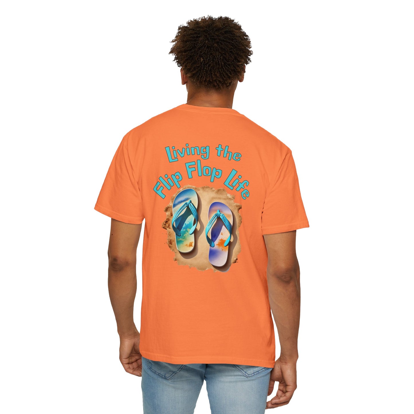 Resort Collection Living the Flip Flop Life Unisex Garment-Dyed T-shirt