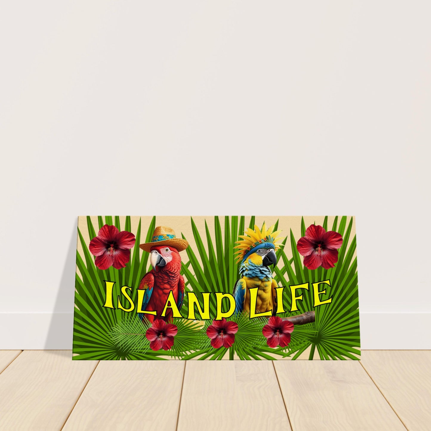  Island Life Large Canvas Wall Print -by Caribbean Rays