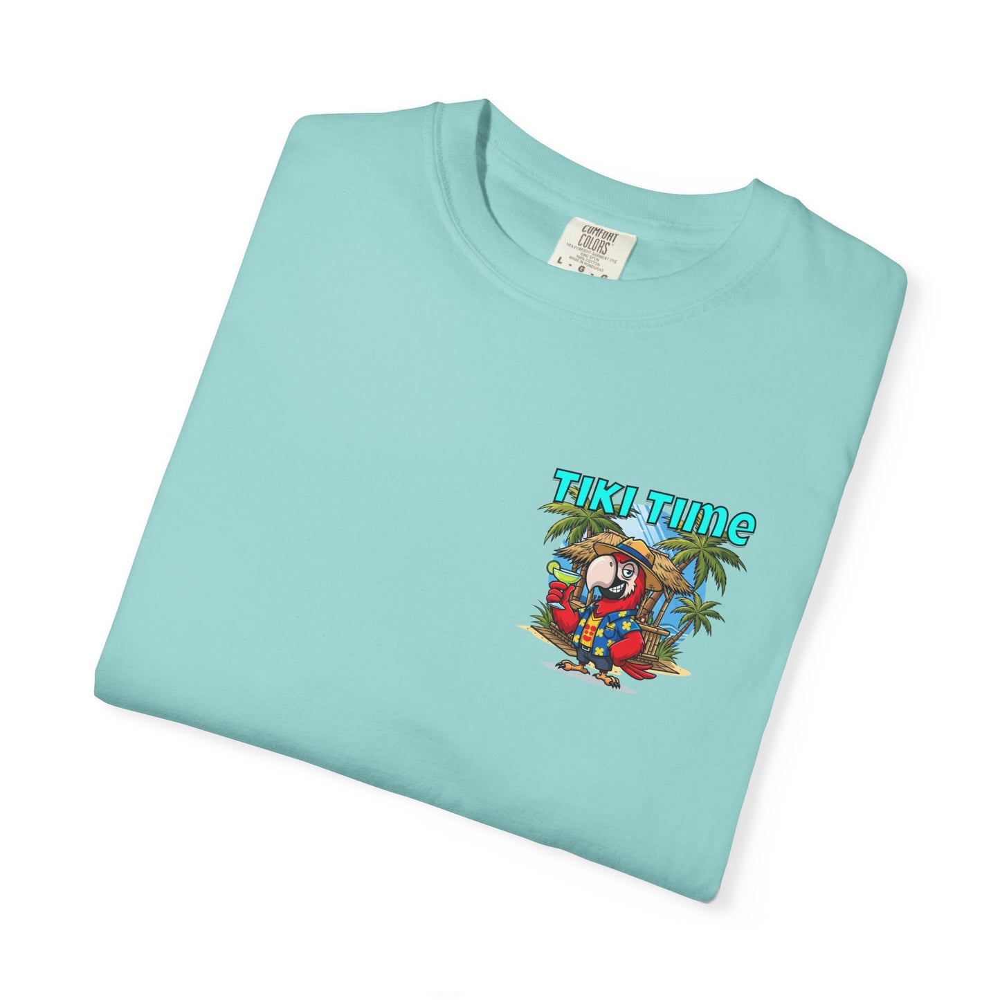 Tiki Time Party Parrot T-Shirt